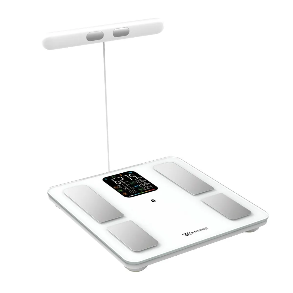 ELECTRON - Balanza Pesa Digital Inteligente Electron App BT EM-04 Blanca 15 aps