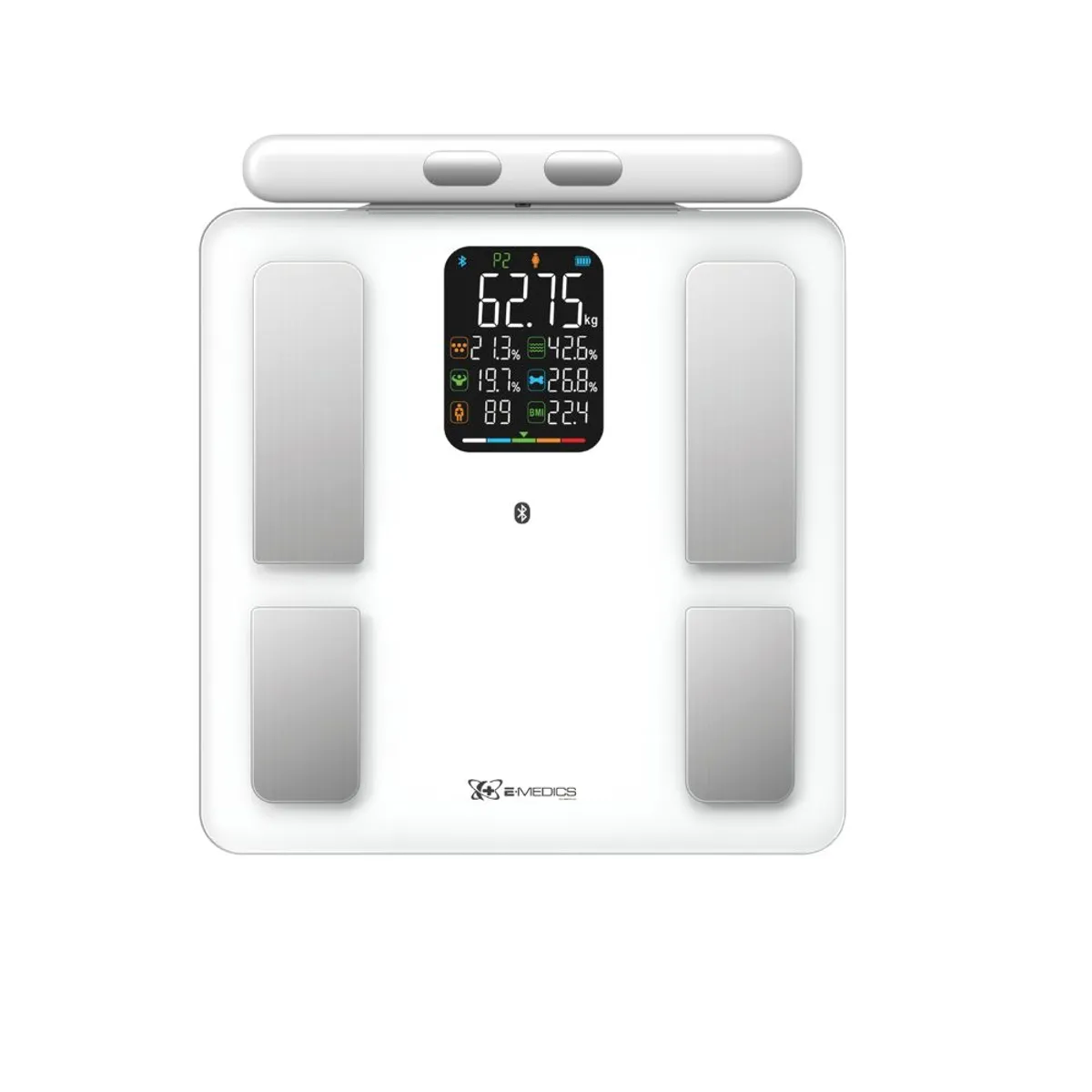 ELECTRON - Balanza Pesa Digital Inteligente Electron App BT EM-04 Blanca 15 aps