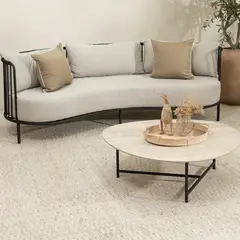 AMOBLE - Sofa terraza Munro Gris 224 Amoblé