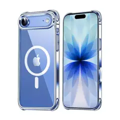 GENERICO - Carcasa Magsafe para Iphone 17 AIR Transparente Reforzada