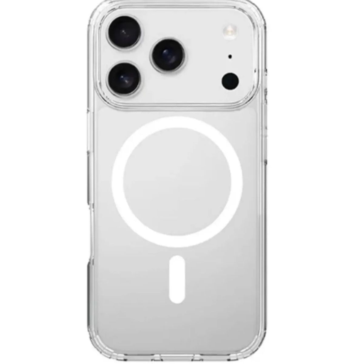 GENERICO - Carcasa Magsafe para Iphone 17 Pro Transparente Reforzada