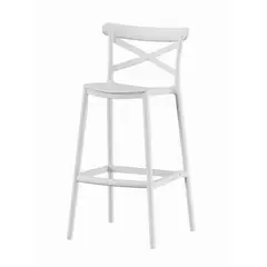 ESCANDINAVIA - Piso Taburete Silla alta bar cocina Danessa 75cm Blanca
