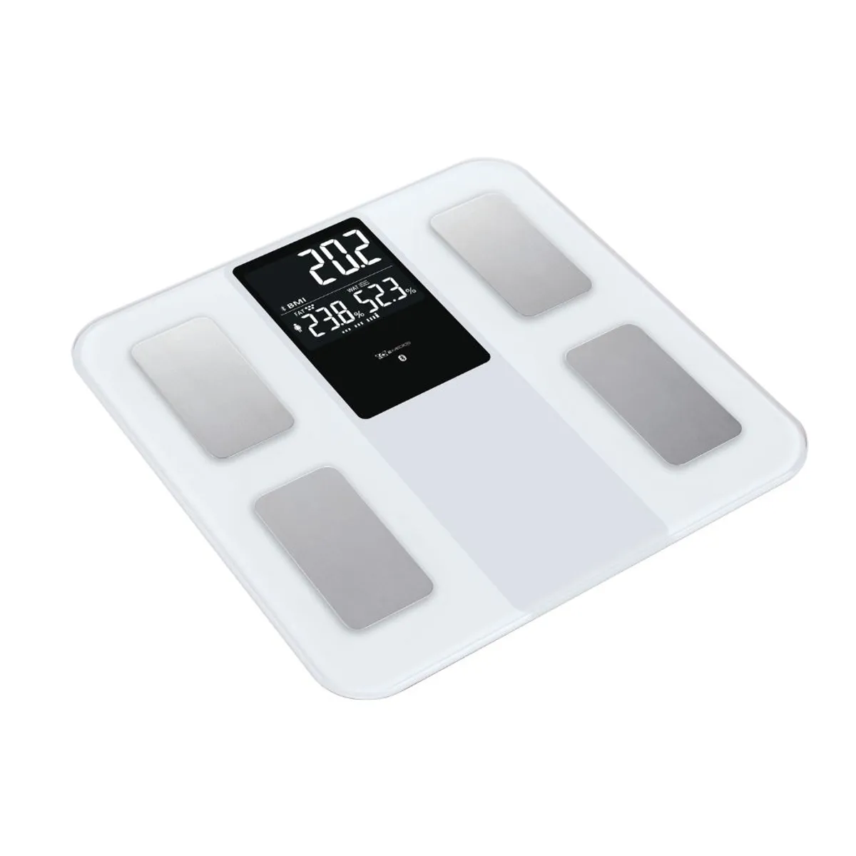 ELECTRON - Balanza Pesa Digital Inteligente Electron App BT EM-03 Blanca180 kgs