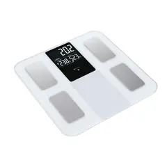 ELECTRON - Balanza Pesa Digital Inteligente App BT EM-03 Blanca180 kgs