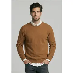 FEROUCH - Sweater Paris Lt Camel Melange