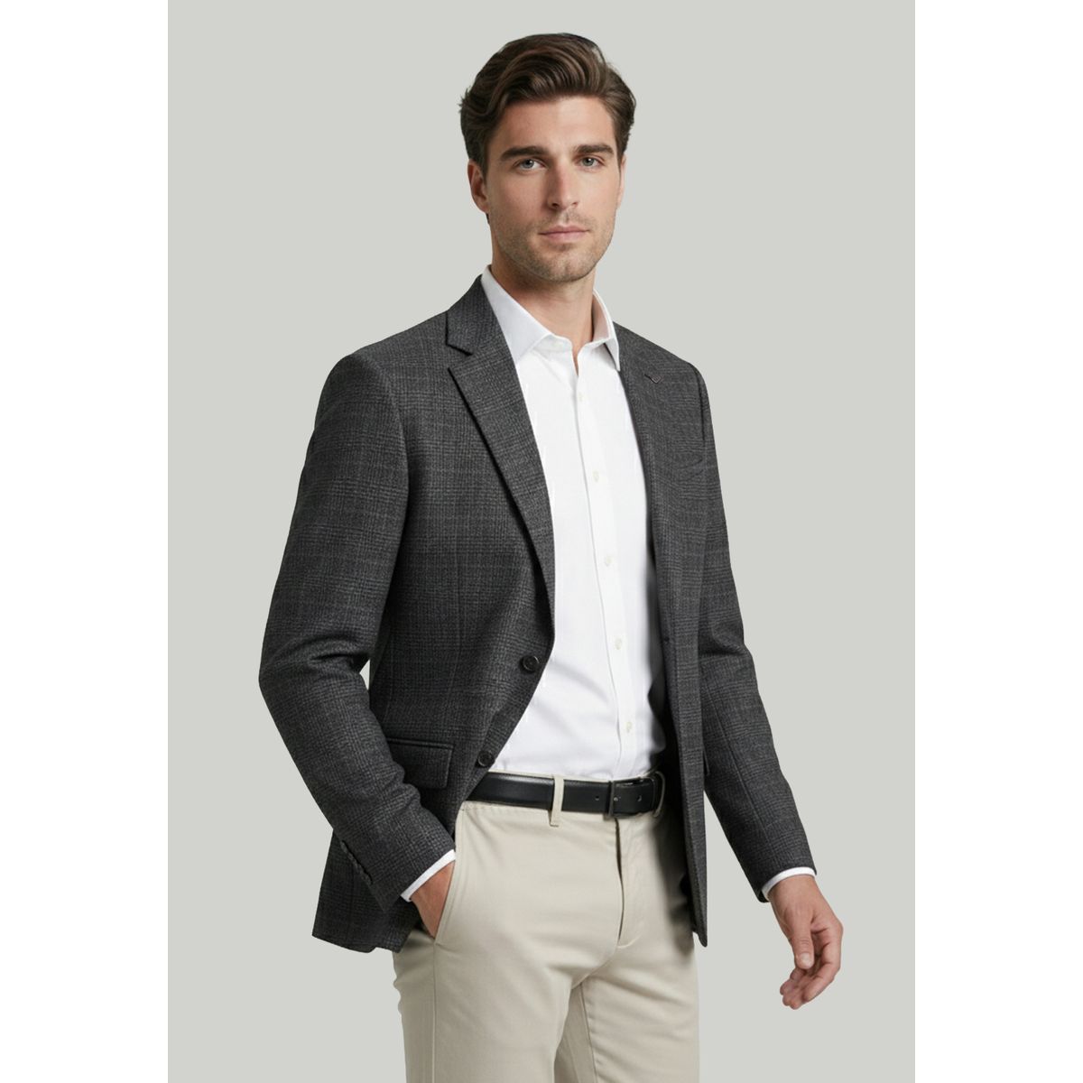 NEW MAN - Blazer Florencia Dk Grey New Man