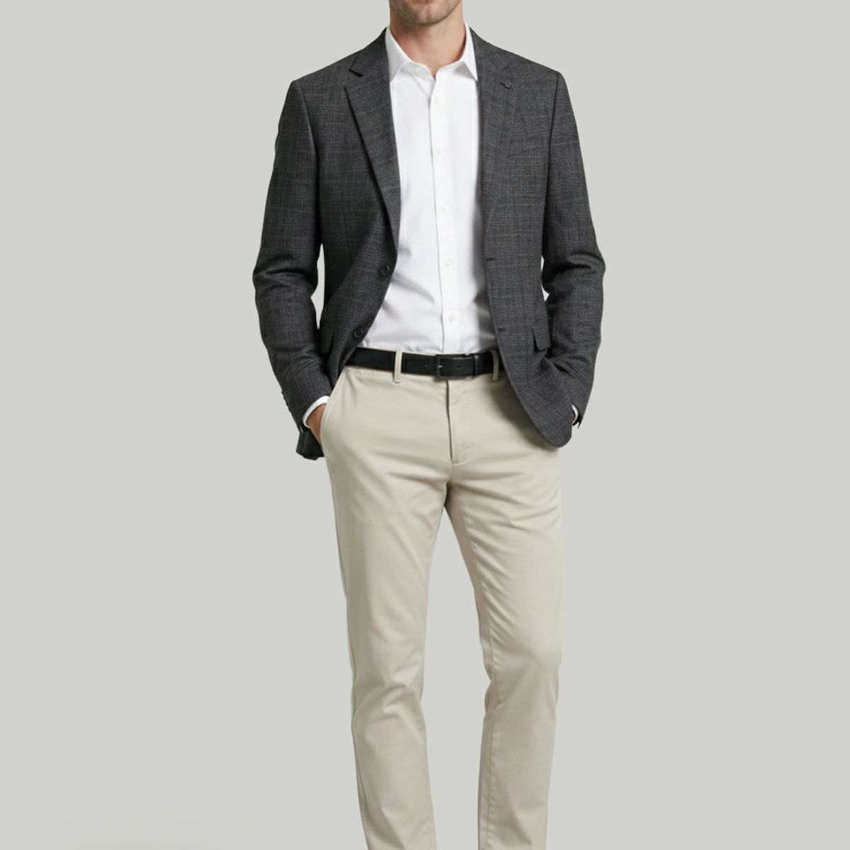 NEW MAN - Blazer Florencia Dk Grey New Man