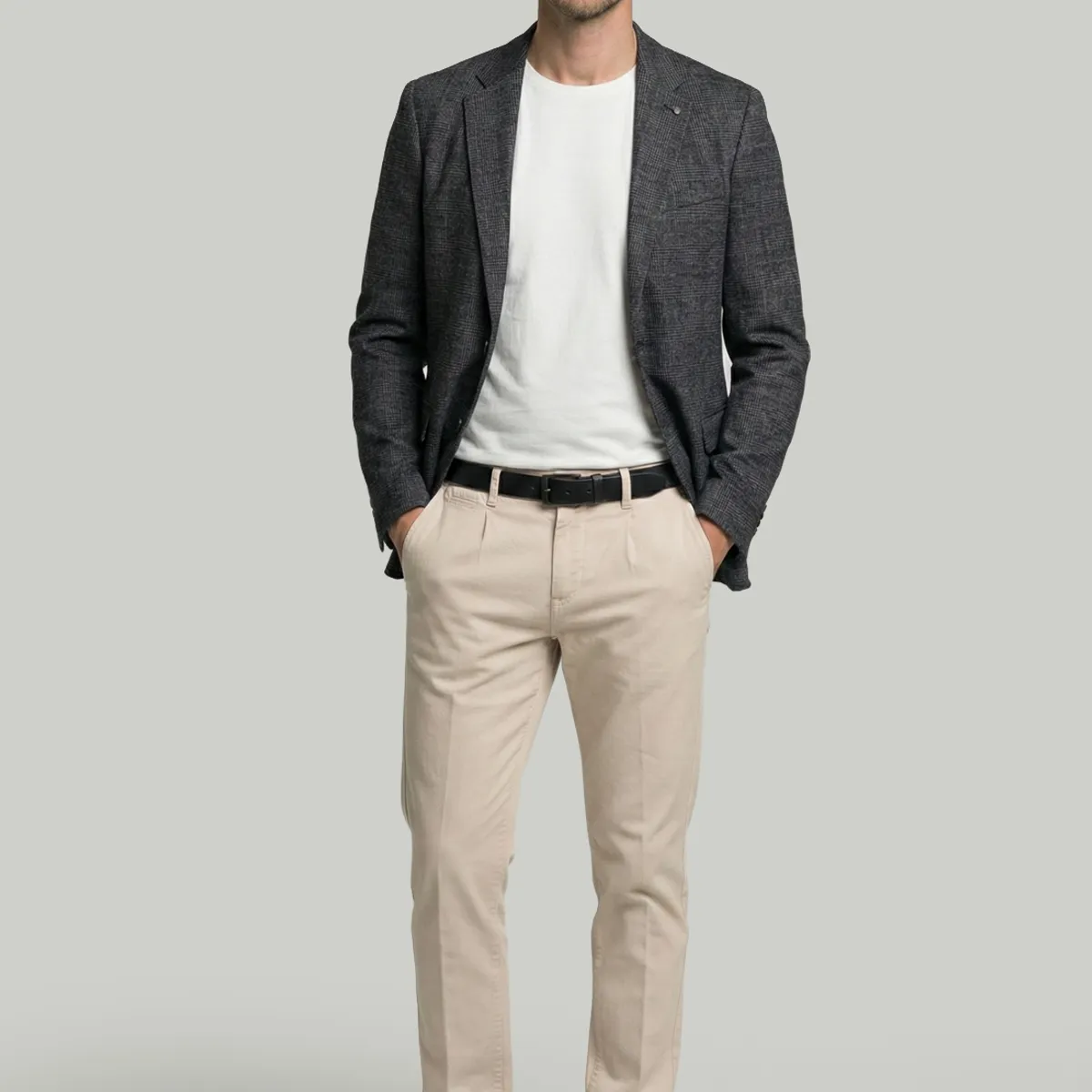 NEW MAN - Pantalón Leiden Ecru New Man
