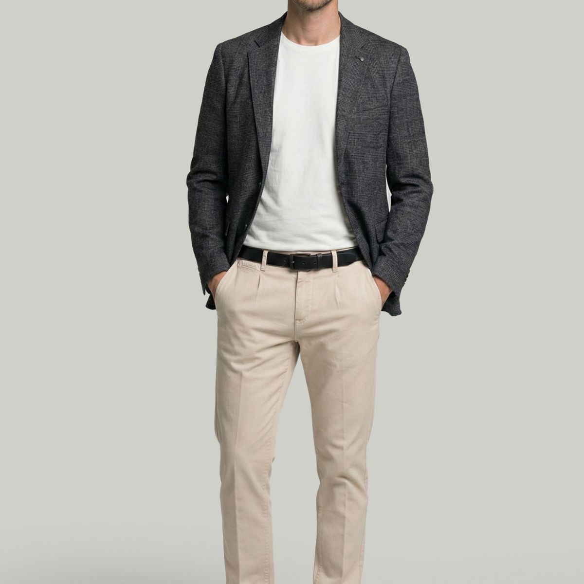 NEW MAN - Pantalón Leiden Ecru New Man