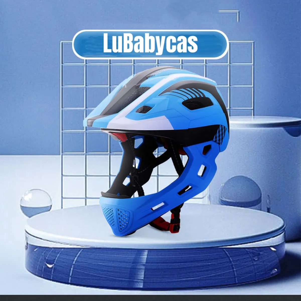 Casco Integral Infantil Bici 2 En 1 Con Luz Neue LuBabycas, marca LUBABYCAS - Foto 2