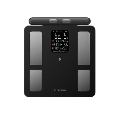 Imagen 2 del producto Balanza Pesa Digital Inteligente App BT EM-04 Negra 15 aps