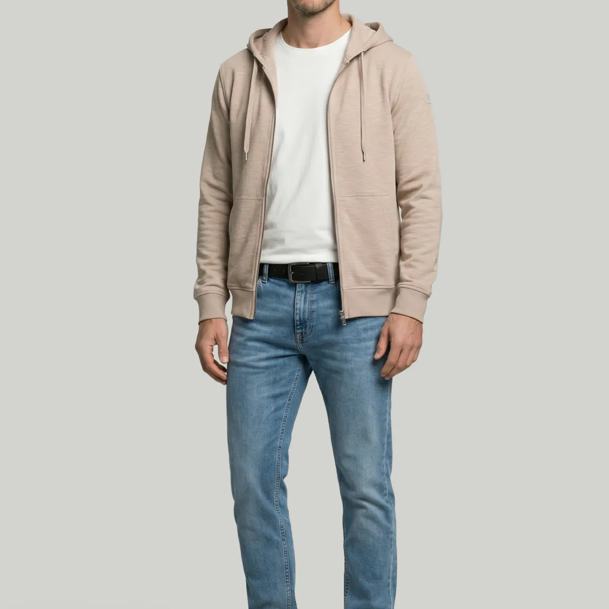 NEW MAN - Poleron Lisboa Sand New Man