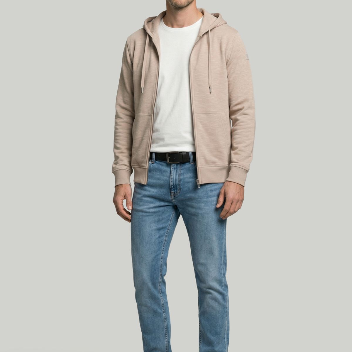 NEW MAN - Poleron Lisboa Sand New Man