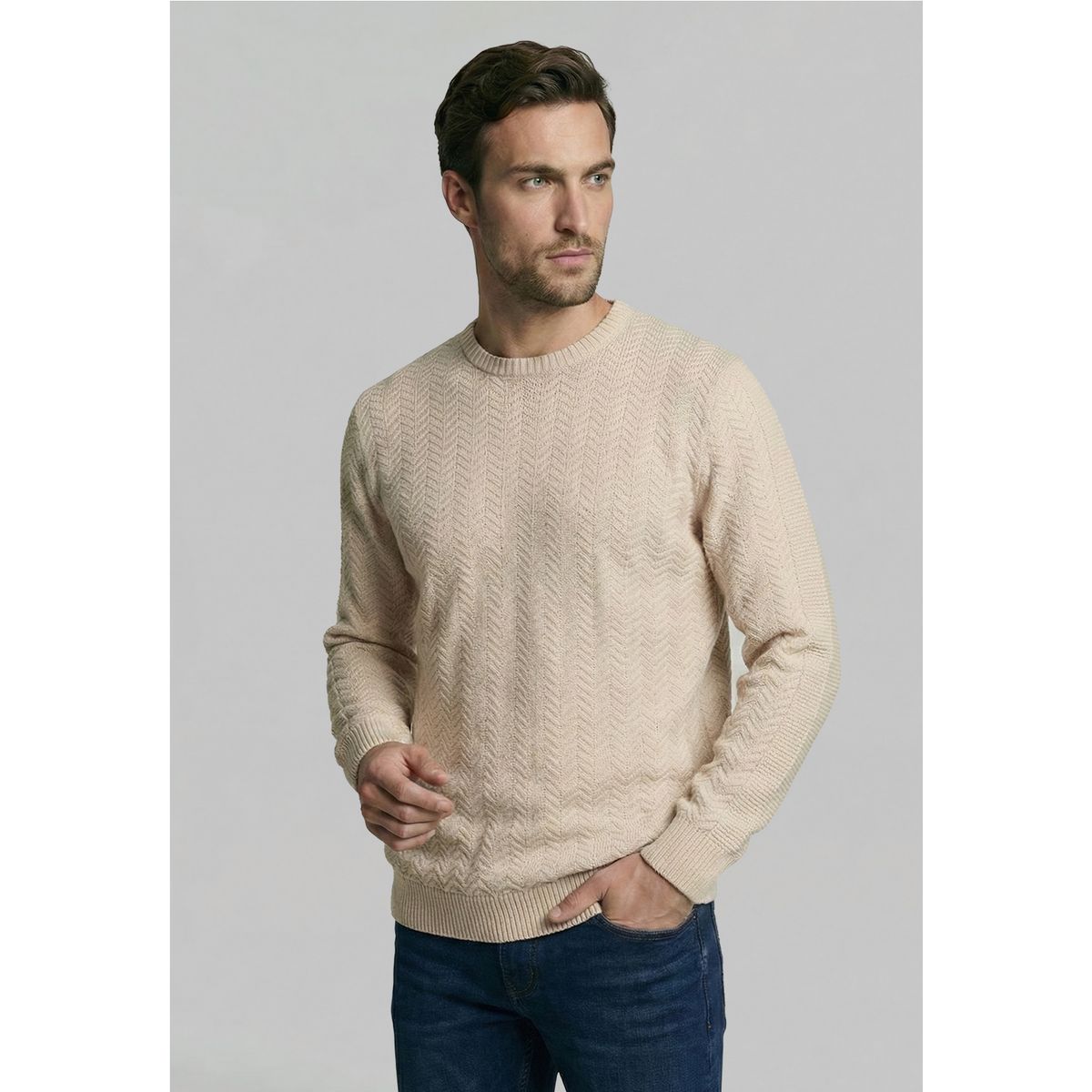 FEROUCH - Sweater Boston Beige Ferouch