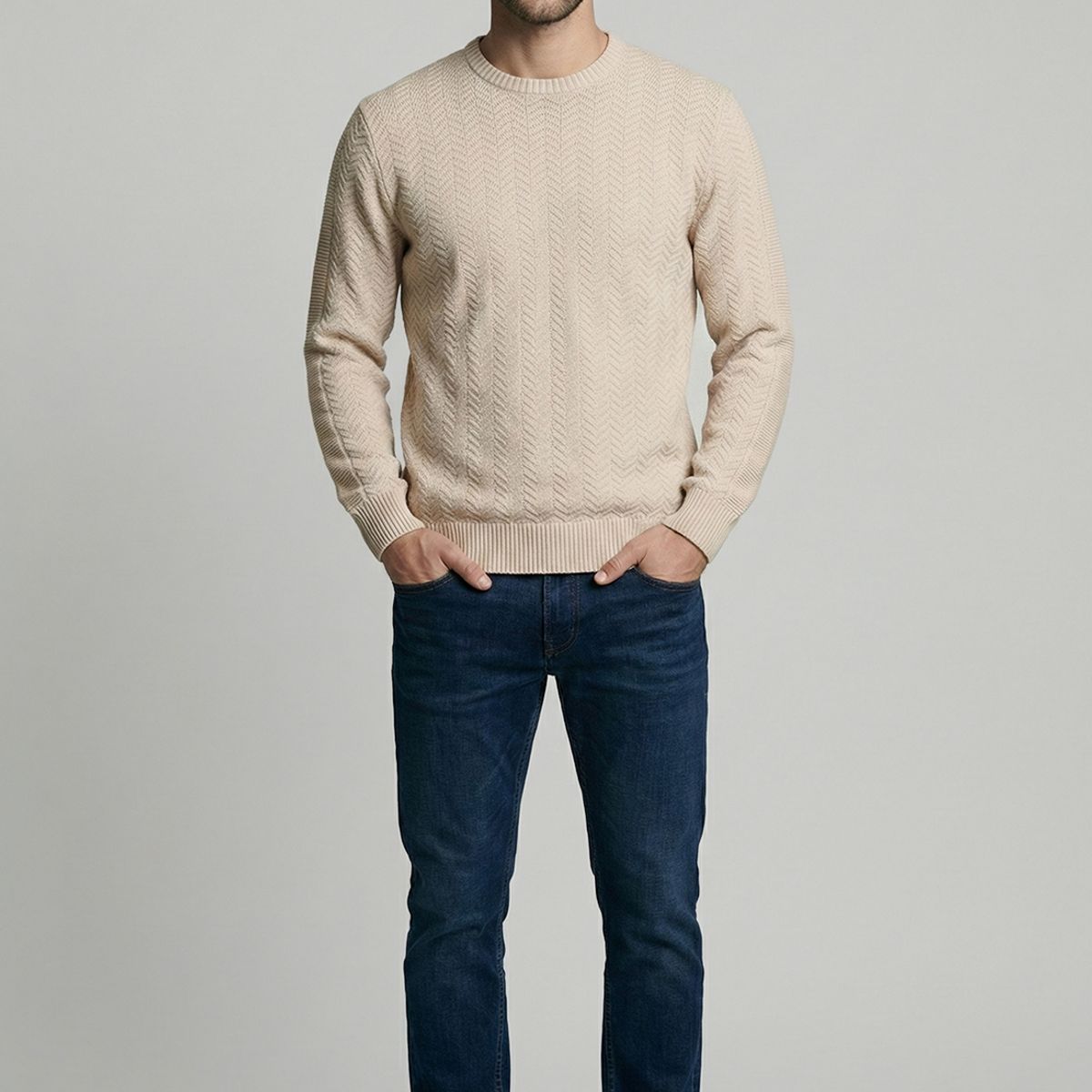 FEROUCH - Sweater Boston Beige Ferouch