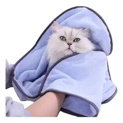 HOOPET - Toalla Guante Para Mascotas De Absorción Rápida