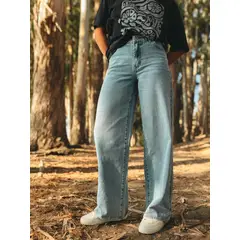 MAUI AND SONS - Pantalon Aquila Celeste Mujer