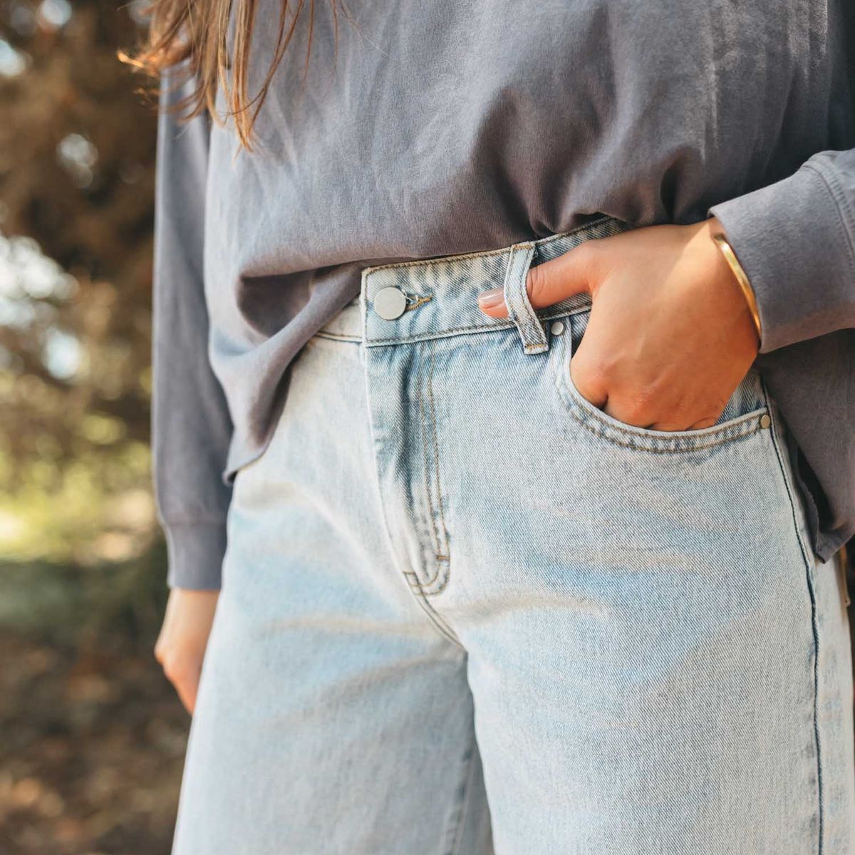 MAUI AND SONS - Pantalon Corven Celeste Mujer Maui And Sons
