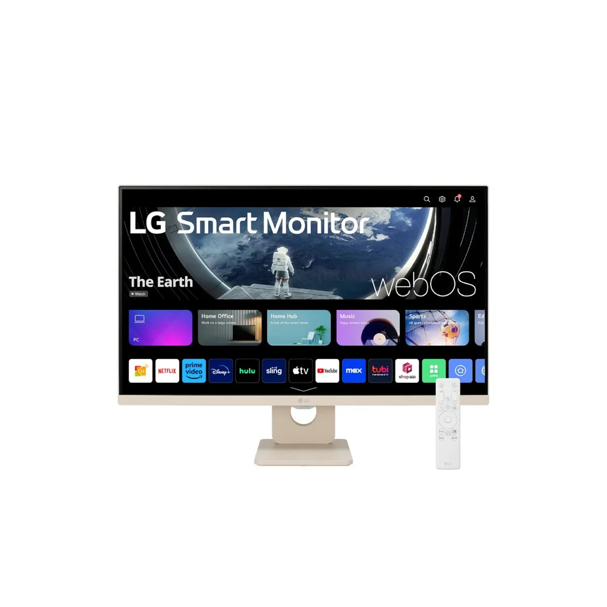 LG - LG MyView 25 Full HD IPS Smart Monitor with webOS 25SR50F-W