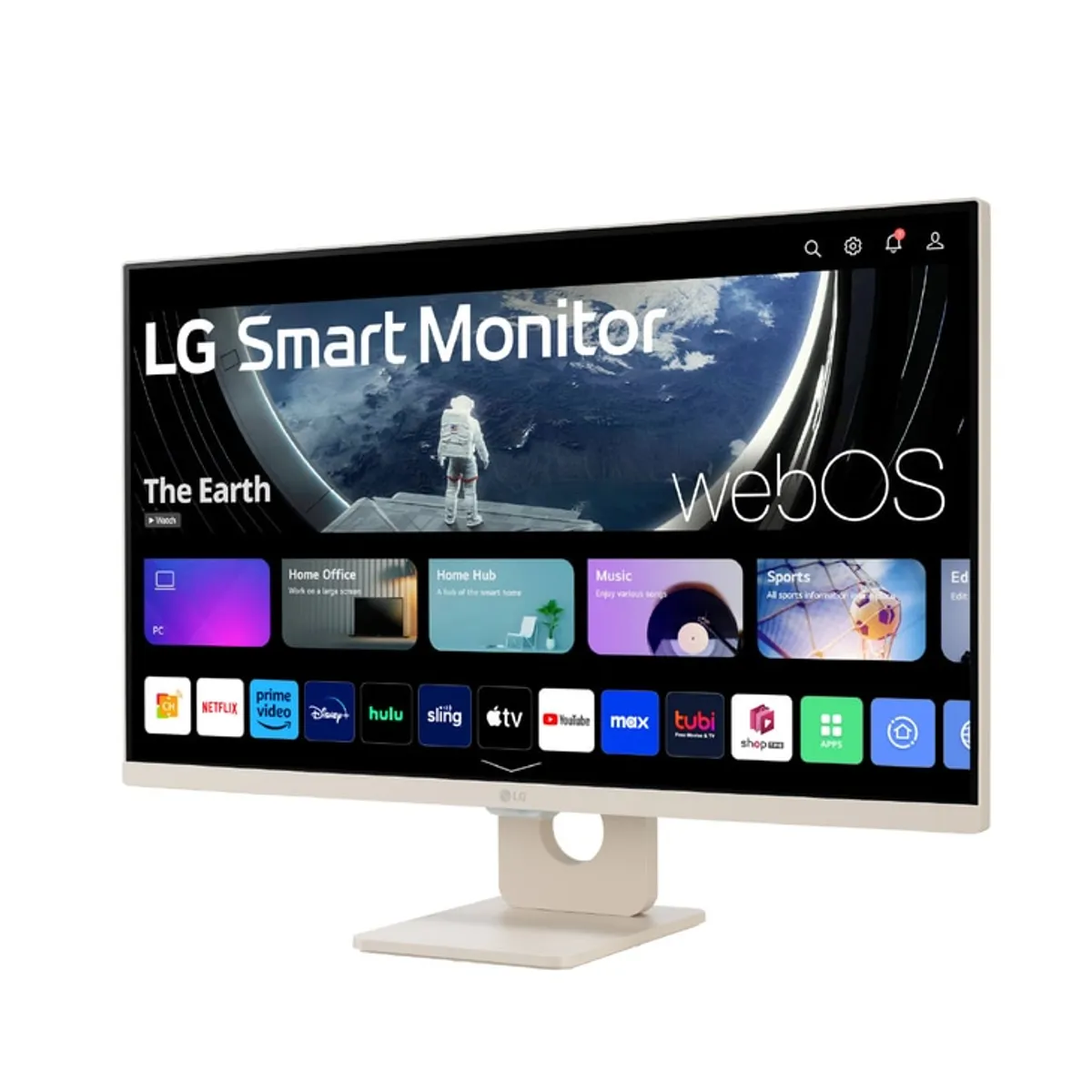 LG - LG MyView 25 Full HD IPS Smart Monitor with webOS 25SR50F-W