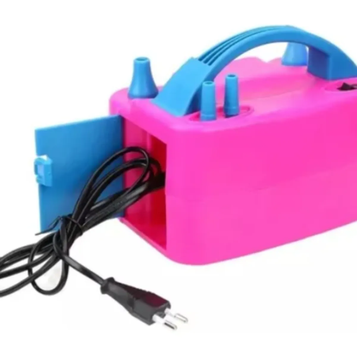 GENERICO - inflador eléctrico globos doble boquilla maquina para inflar globos infla bombas fiestas inflador de globo 2 inyectores