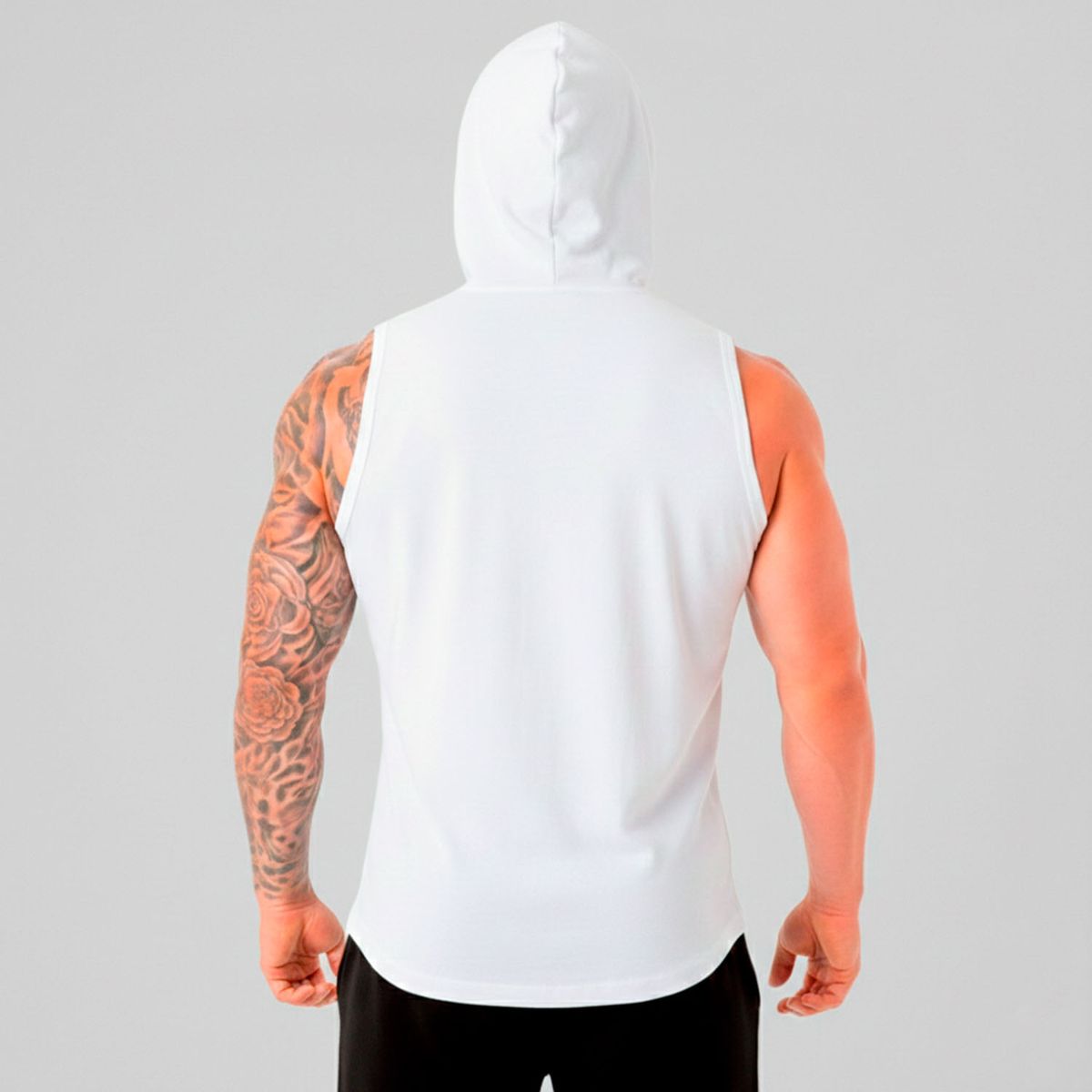 ADEMAN - Polera Musculosa Deportiva Boxeo Sin Mangas Con Capucha
