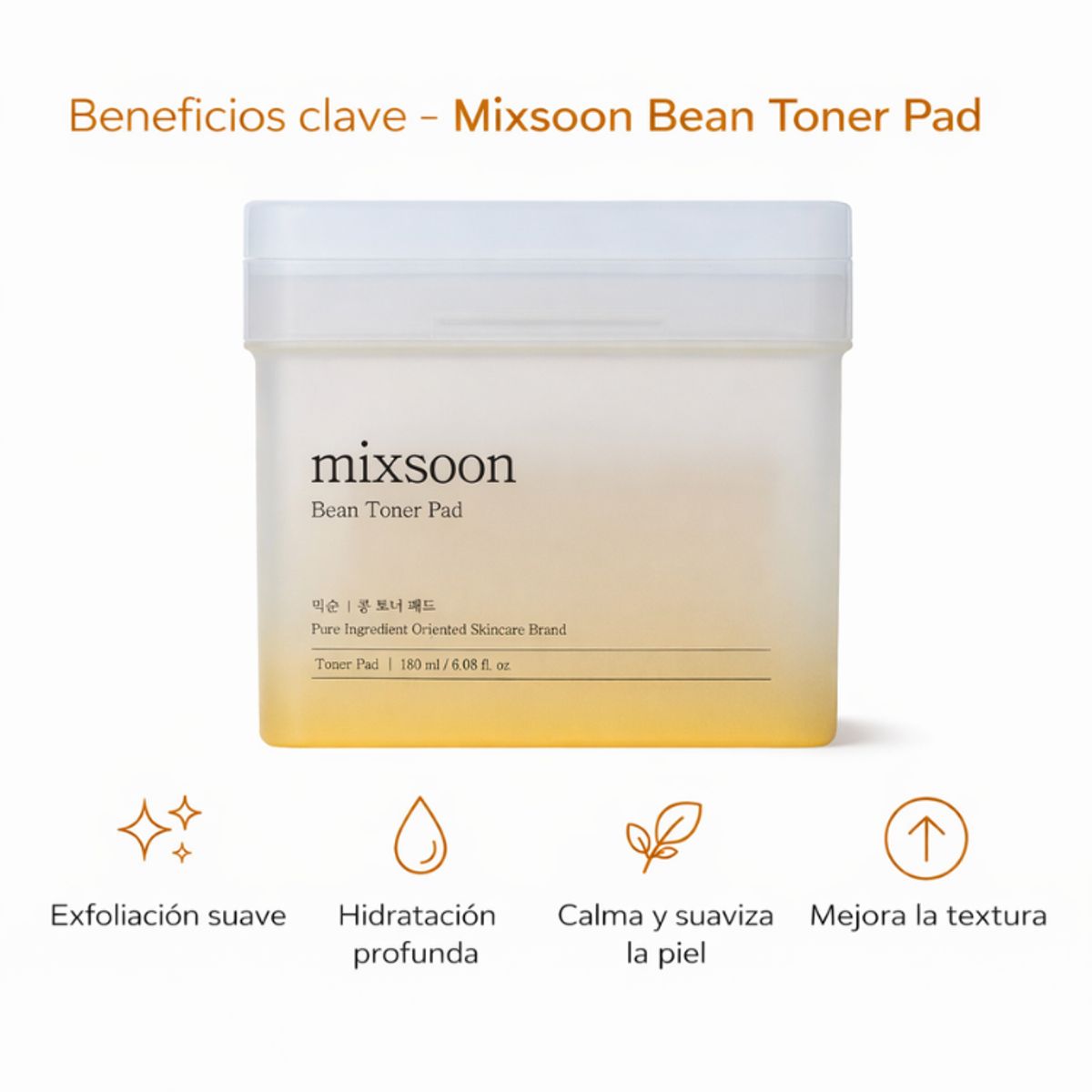 MIXSOON - Tónico en Almohadillas Mixsoon Bean Toner Pad