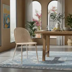 PLOS - Pack 4 Silla Comedor Cocina Terraza Bari Interior Y Exterior 100% Uv
