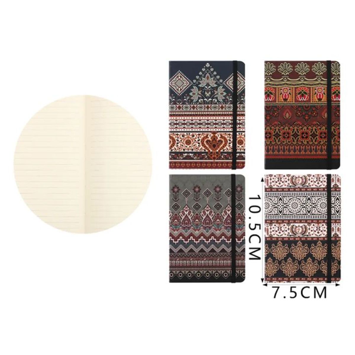 GENERICO - Libreta Elastico A7  105×75 cm Colores Surtidos