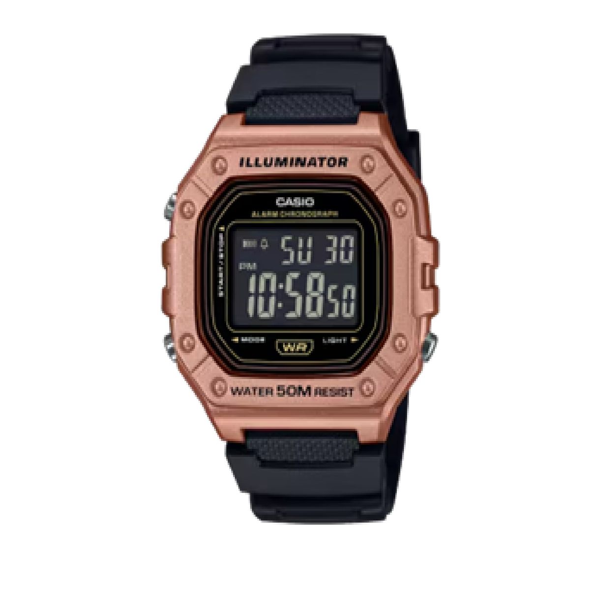 CASIO - Reloj W-218HM-5BV Digital Unisex