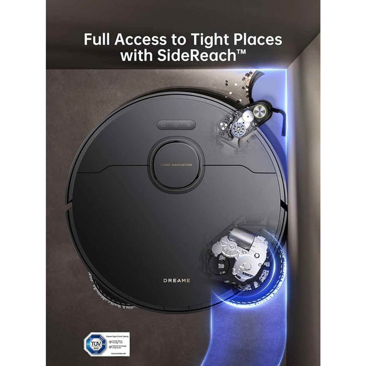 DREAME - Dreame X40 Ultra Complete Robot Aspirador y Fregasuelos 12000Pa