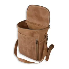 VALIZ - MOCHILA ALFORJA CHICA - 100% CUERO