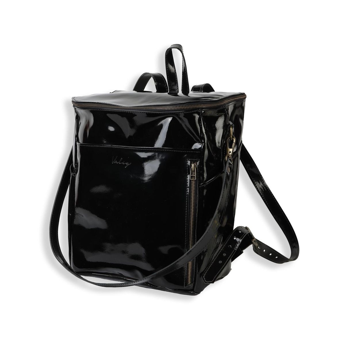 VALIZ - MOCHILA ALFORJA CHICA VALIZ - 100% CUERO