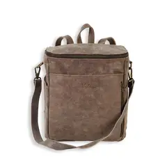 VALIZ - MOCHILA ALFORJA GRANDE - 100% CUERO