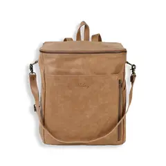 VALIZ - MOCHILA ALFORJA GRANDE - 100% CUERO