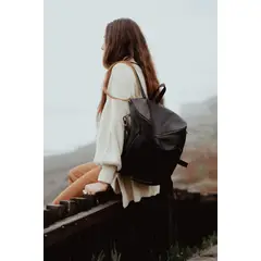 VALIZ - MOCHILA ALFORJA GRANDE - 100% CUERO