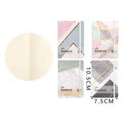 GENERICO - Libreta Elastico A7 10×7 cm Colores Surtidos