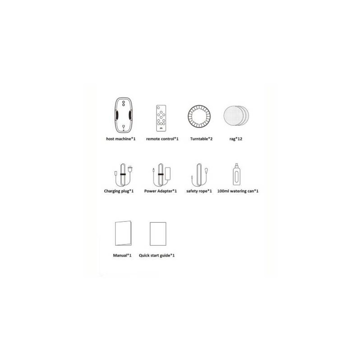 HUTT - HUTT Robot limpiador de Vidrio HUTT DDC55 Blanco