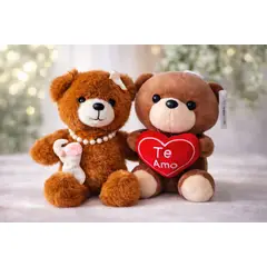 GENERICO - Peluche Osos San Valentin 25 cm