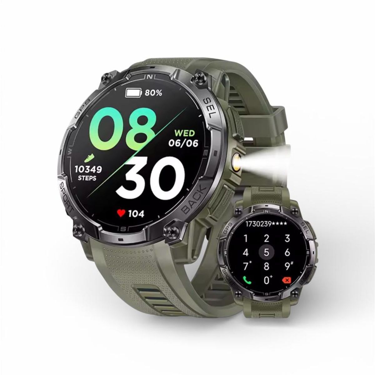 GENETIC - Smartwatch K67 Con GPS Con Bluetooth llamada