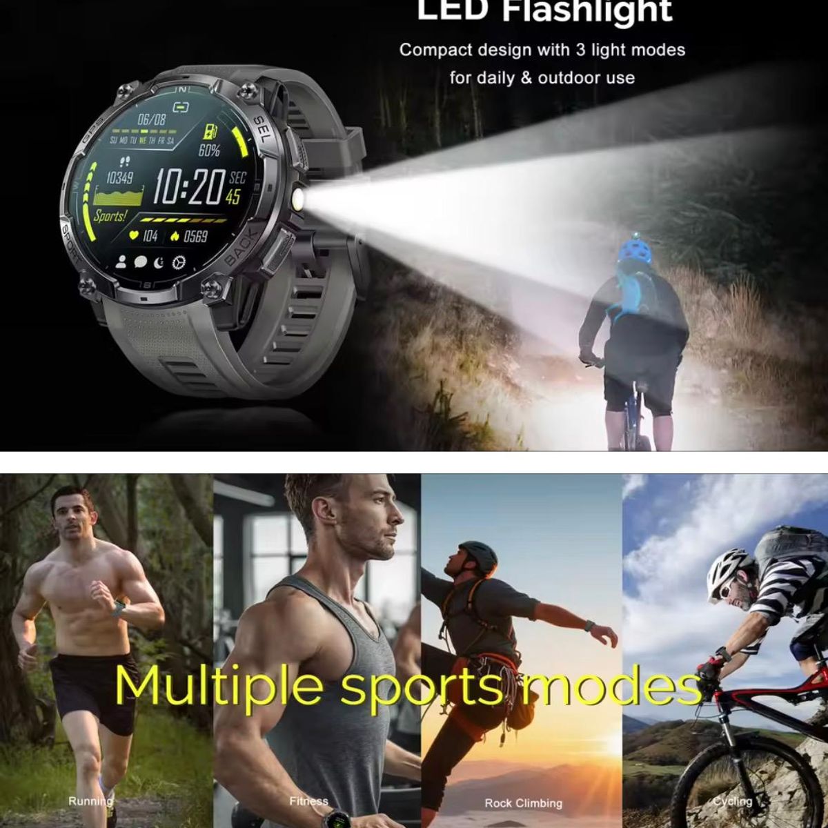 GENETIC - Smartwatch K67 Con GPS Con Bluetooth llamada