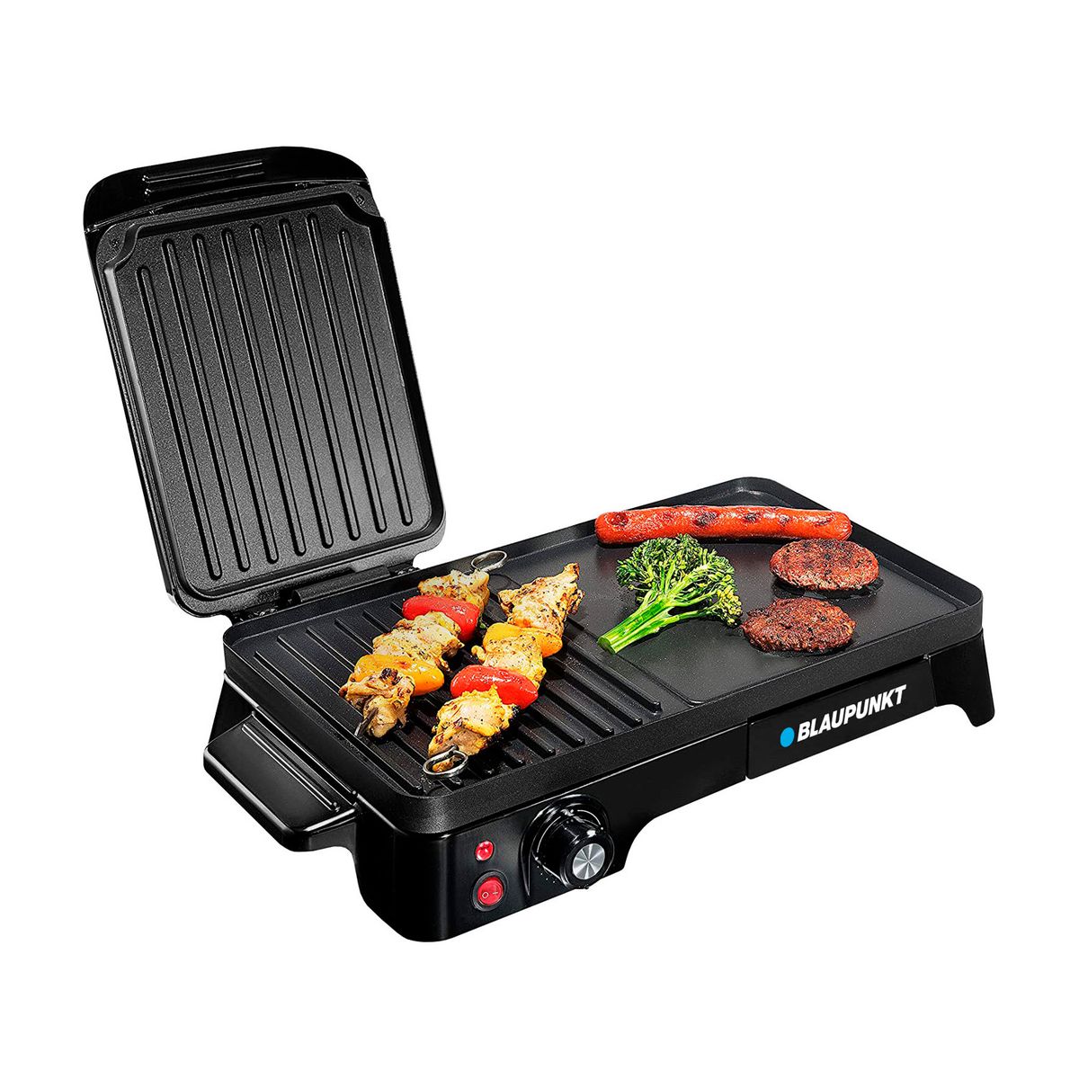 BLAUPUNKT - Parrilla Electrica 2 en 1 Blaupunkt Progrill 200 Ceramica 2200W