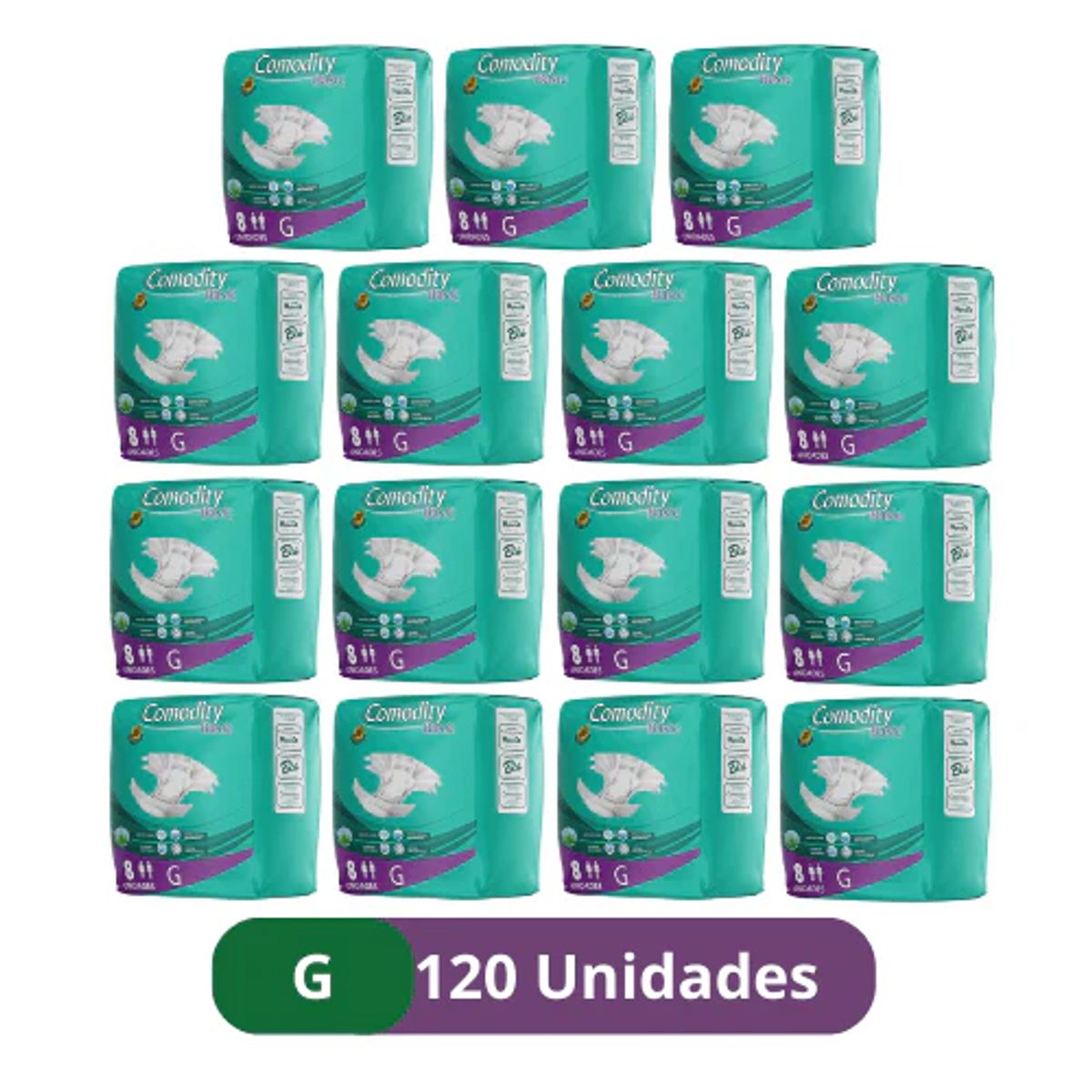 GENERICO - Pañales para Adulto Comodity Basic – Talla G – 120 Unidades