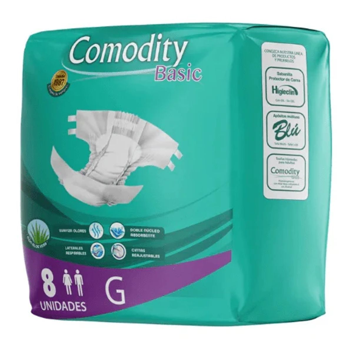 GENERICO - Pañales para Adulto Comodity Basic – Talla G – 120 Unidades