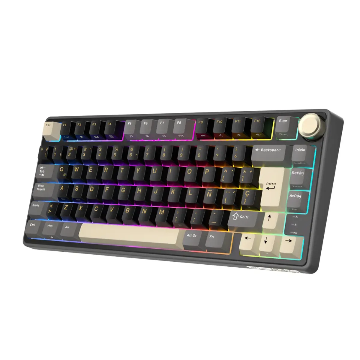 GENERICO - Teclado Mecánico Español Con Mandos R75 75%