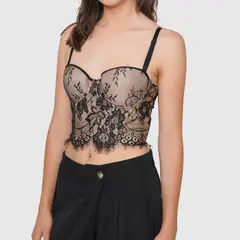 ARRAKASTA - Corset de encaje talla SM