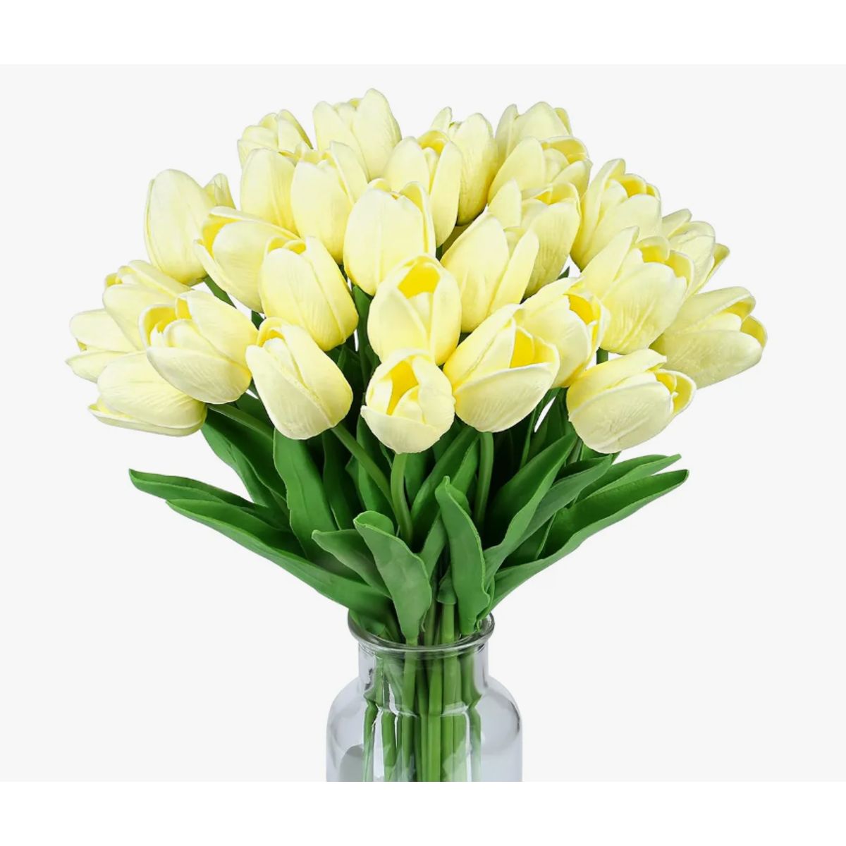 GENERICO - Ramos De 20 Tulipanes Artificiales Flor Decoración Tulipan