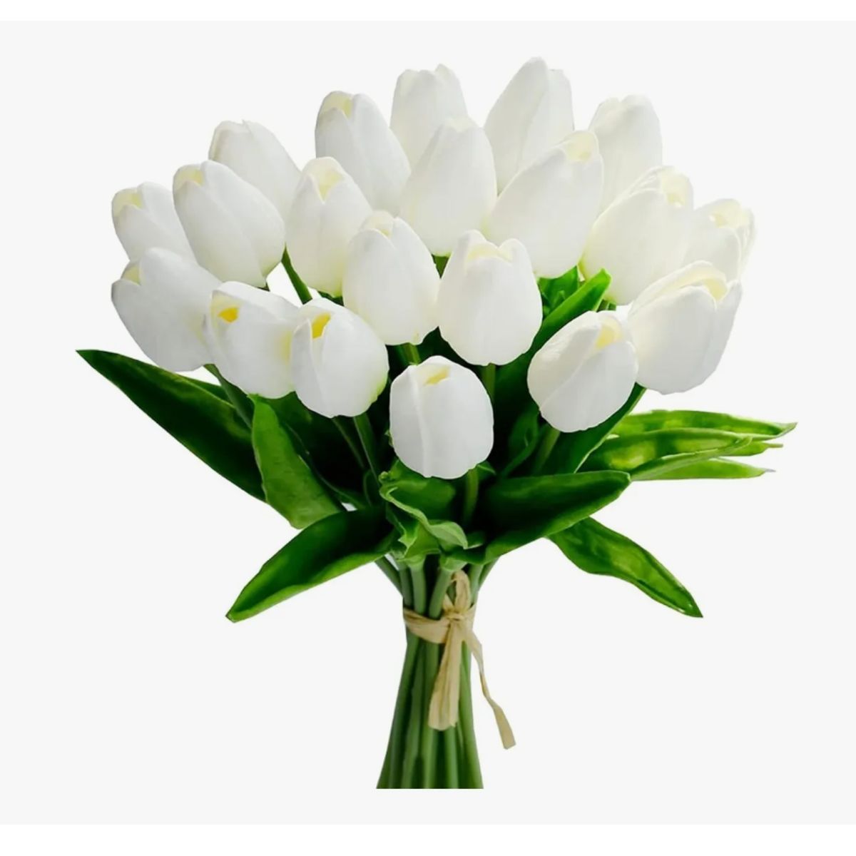 GENERICO - Ramos De 20 Tulipanes Artificiales Flor Decoración Tulipan