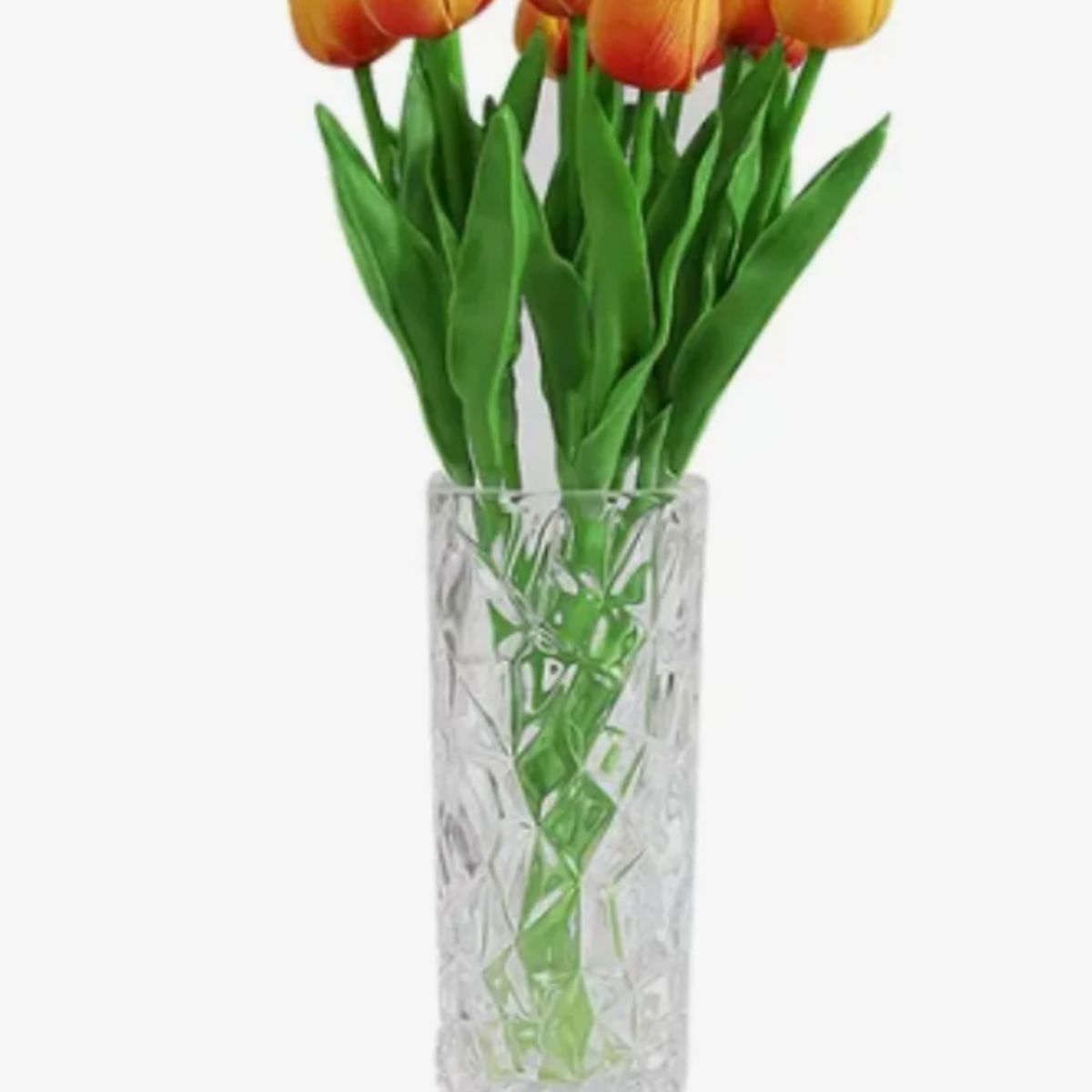 GENERICO - Ramos De 20 Tulipanes Artificiales Flor Decoración Tulipan