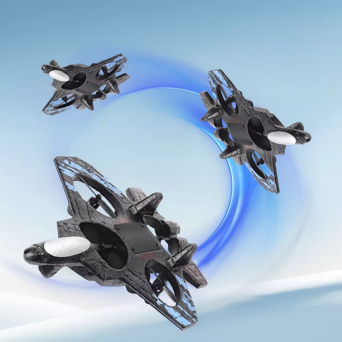 NO LOGO - Avion A Control Remoto Acrobatico Jet De Rotacion 360 Grados